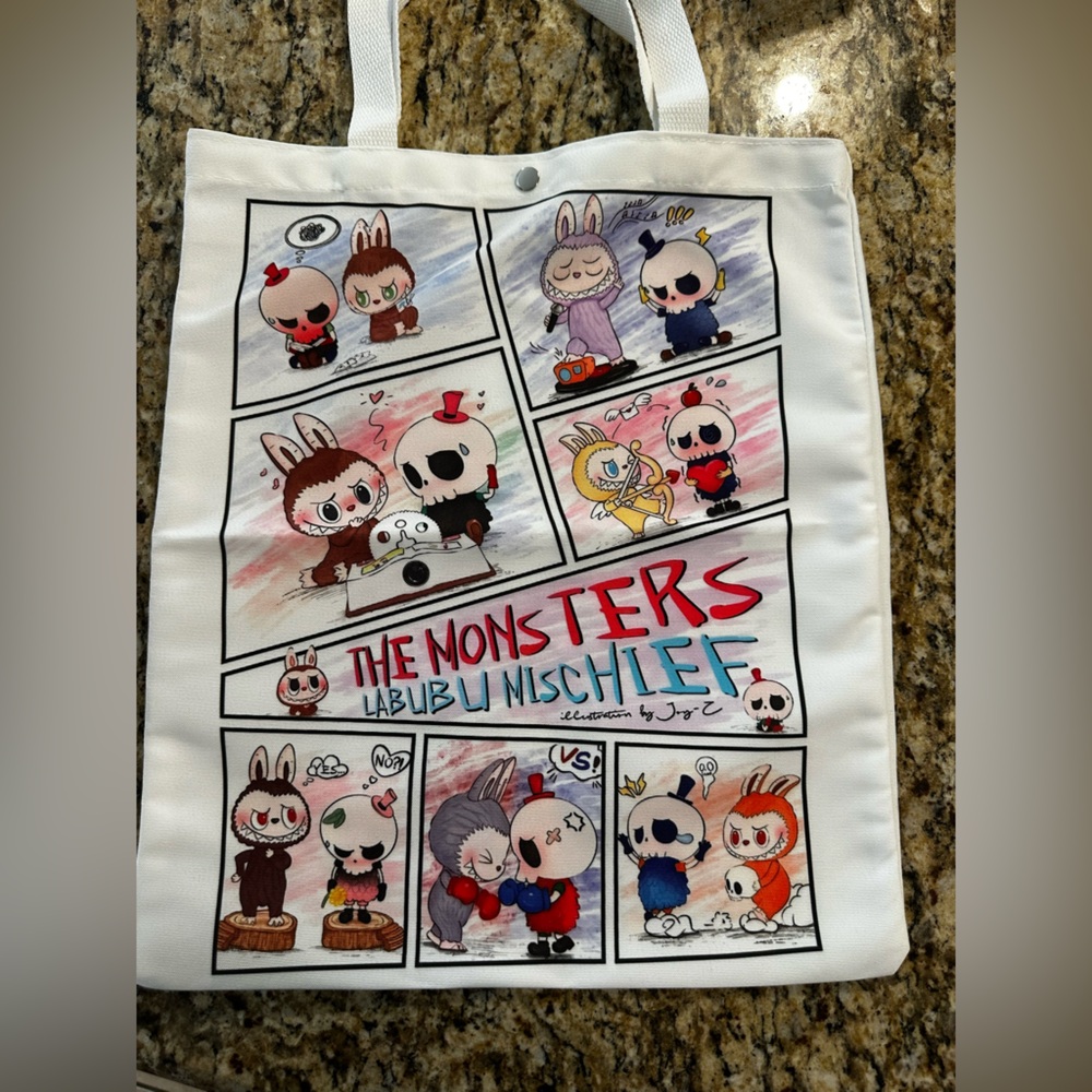 Labubu Canvas Tote